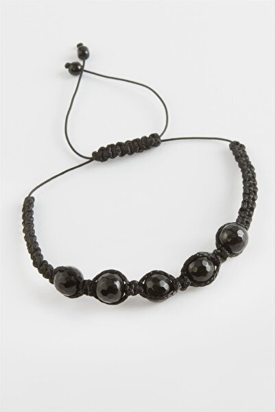 Ayena Moda سوار حجر اونيكس الطبيعي