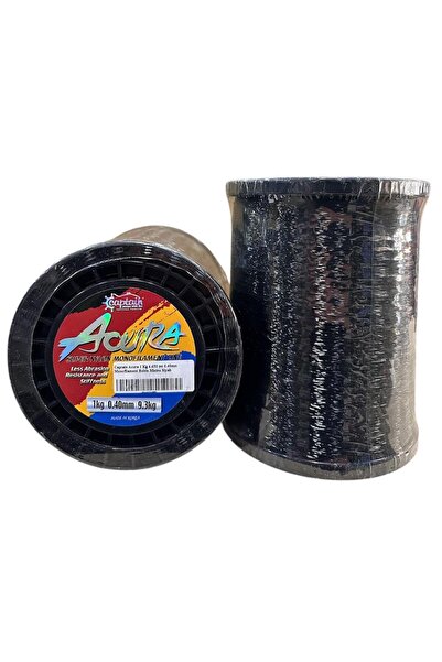 CAPTAIN Acura 1 Kg 6.650 mt 0.40mm Monofilament Bobin Misina Siyah