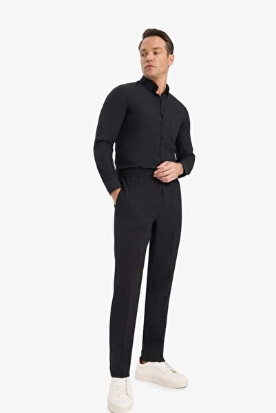 DeFacto Beli Bağcıklı Lastikli Cepli Jogger Fit Her Yöne Esneyen Yumuşak Tuşe Pantolon (25 AU)