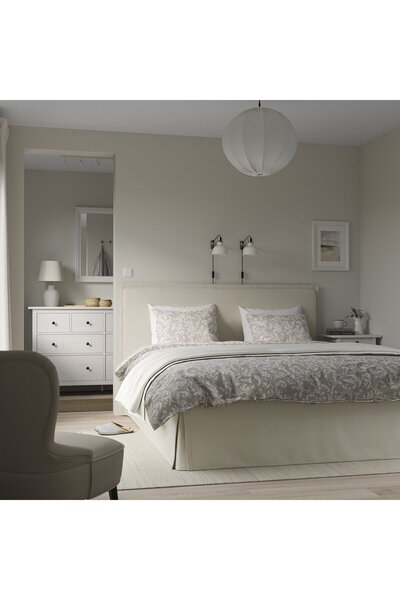 IKEA TÄRNKULLEN Cover bed frame, Vissle beige, 160 x 200 cm