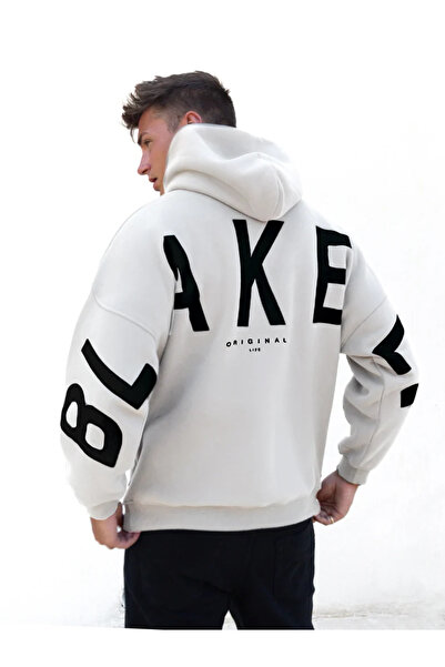 macklin Unisex Women Men Blakey Wool Printed Custom Design 3 Thread Hooded Sweatshirt Hoodie