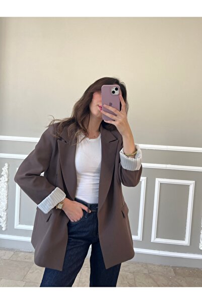 Fast Perry Kolu Katlamalı Blazer