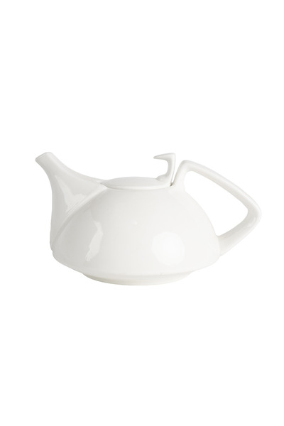 SQUALO Squalo - Modern White Porcelain Teapot - 750 ml