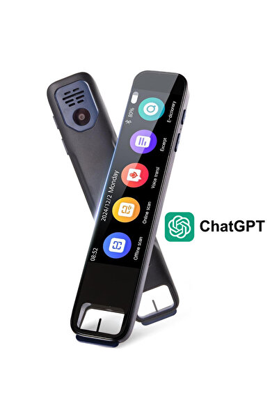 easyCTRL Smart Translator with ChatGPT, Wi-Fi, 134+ Languages, 8GB, Voice Translation, Photo, Scan, easyCTRL®