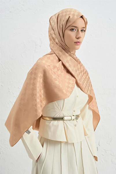 Armine Elegance J.İpek Pamuk Dama Şal - 75 x 195 - 15