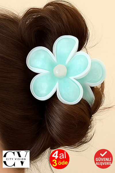 cityvision Papatya Model Turquoise Color 7 cm Hair Clip – Stylish and Durable