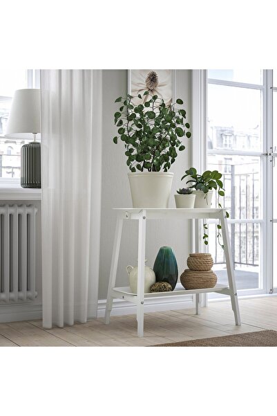 IKEA KÖRSBÄRSBJÖRK Plant pot, light grey-beige, 19 cm