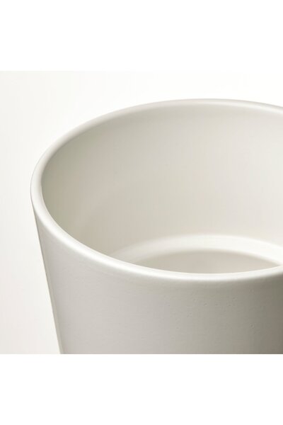 IKEA SOJABÖNA Plant pot, white, 9 cm