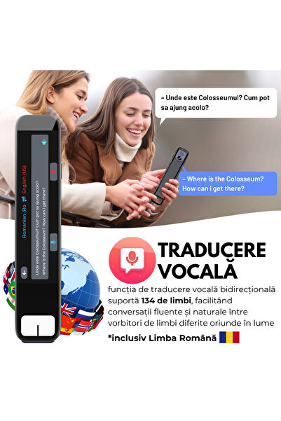 easyCTRL Smart Translator with ChatGPT, Wi-Fi, 134+ Languages, 8GB, Voice Translation, Photo, Scan, easyCTRL®