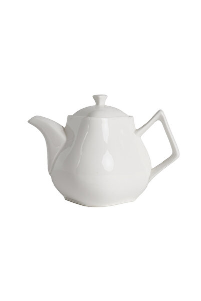 SQUALO Squalo - Elegant Porcelain Teapot with an Attractive and Contemporary Design, White - 850 ml
