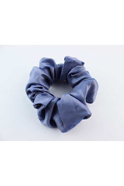 İLKYAZ Cataramă din material elastic din țesătură satinată - Albastru oțel