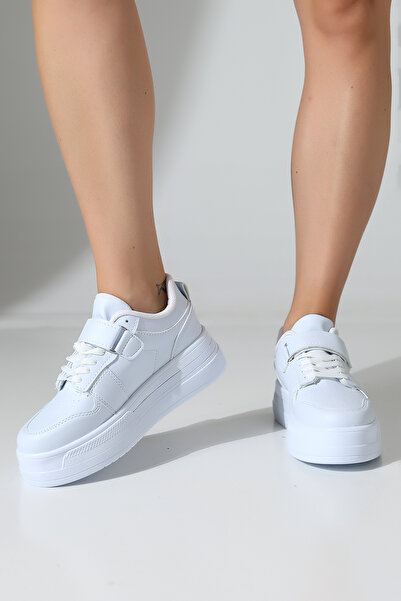 Encool Women's Velcro Casual Sports Shoes High Sole - Stylish Design with Color Options