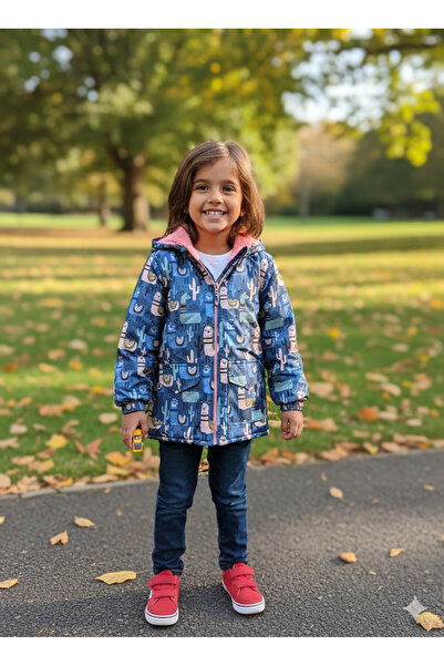 MİSS CRISPY Palton pentru fete Sport de iarnă cu interior din lână K cu glugă...