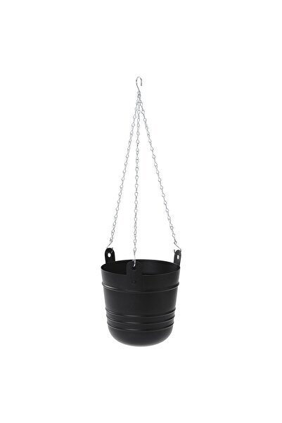 IKEA PÄRLRÖNN Hanging planter, in/outdoor/black, 15 cm