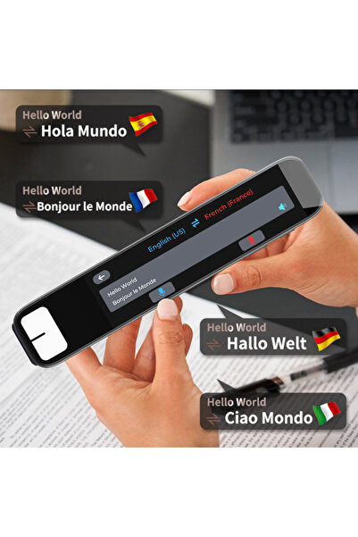 easyCTRL Smart Translator with ChatGPT, Wi-Fi, 134+ Languages, 8GB, Voice Translation, Photo, Scan, easyCTRL®