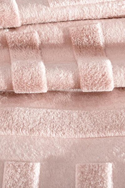 Madame Coco Νέα σεζόν Clementine Mink Emboss Διπλή κουβέρτα - Πούδρα