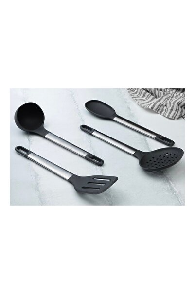 Porland Amora anthracite service spoon 33 cm