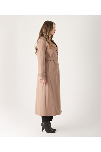 şuranur DÜĞMELİ KADIN TRENÇKOT