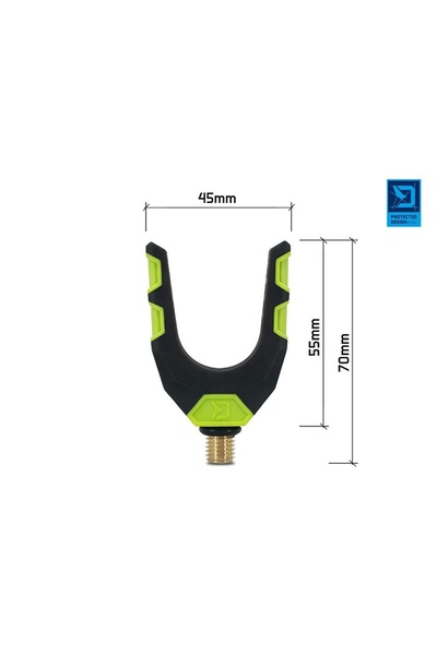 DELPHİN Suport spate pentru lansetă SIXTO REAXE tip U, înălțime 55 mm, lățime...