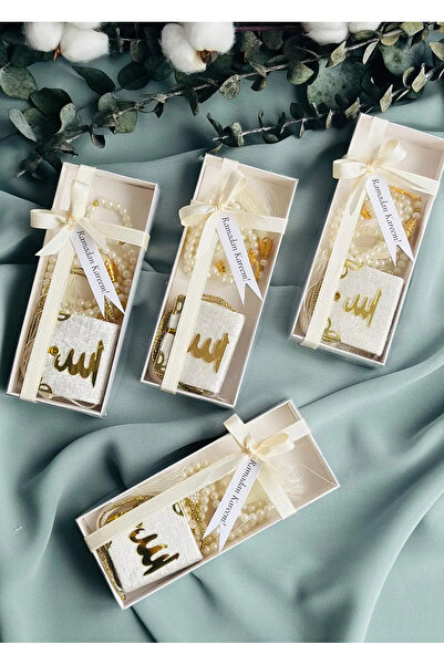 Mapel 10 adet Tesbih ve Mi Kuran Set Bebek,söz,nişan,nikah,kına,doğumgünü,mev...