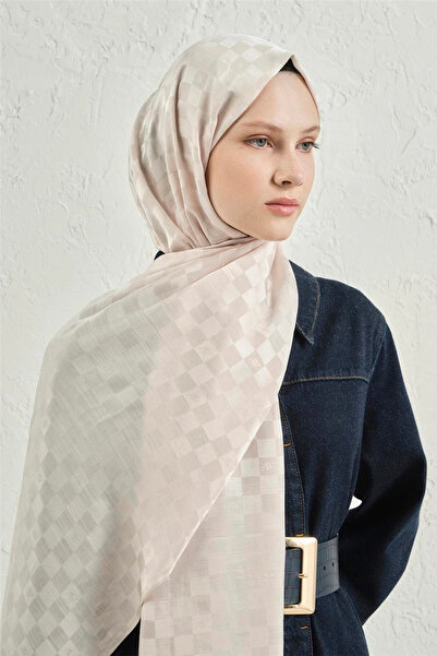 Armine Elegance J.İpek Pamuk Dama Şal - 75 x 195 - 17