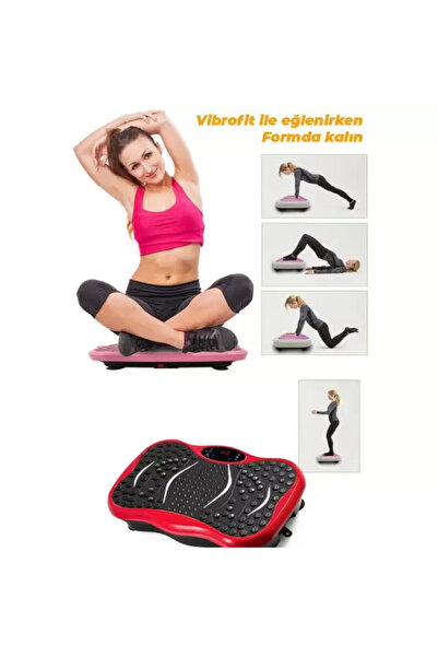 Bestech Titreşimli Kondisyon Aleti Yağ Yakma Sıkılaşma Egzersiz Platformu