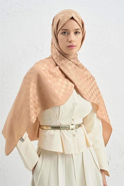 Armine Elegance J.İpek Pamuk Dama Şal - 75 x 195 - 15