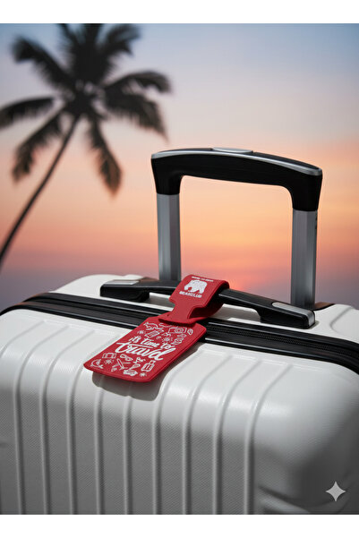 sağlıkçı shopping trend aksesuar 1 Adet Universal Bear Club Baskılı Bavul Eti...