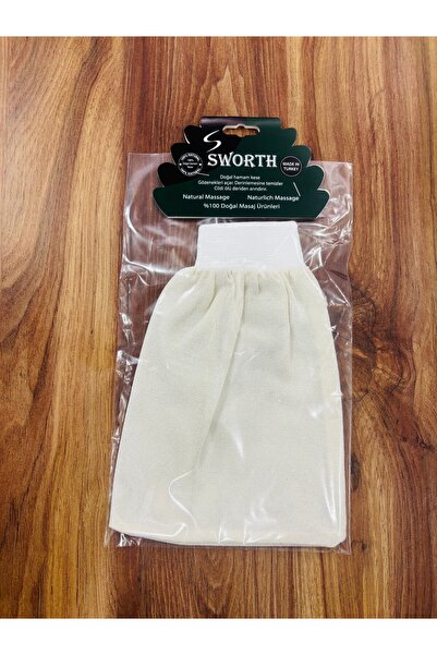 SWORTH PROFESSİONAL SOLİNGEN ŞEKİL 1 قطعة قفاز تقشير للحمام باللون البيج مصنو...