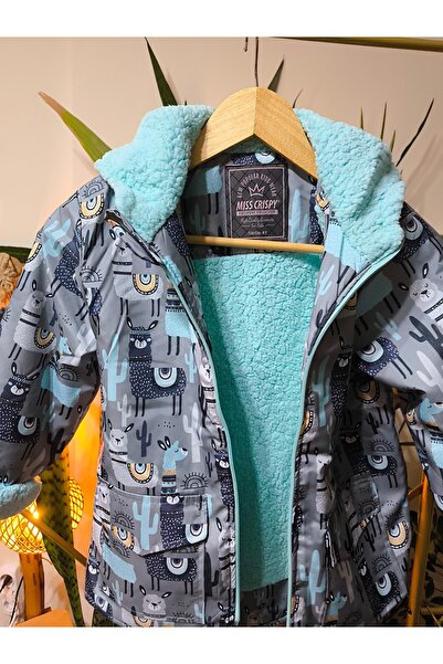 MİSS CRISPY Fete Băieți Copii Palton unisex Sport de iarnă cu interior din lână K cu glugă &Palton și Parka