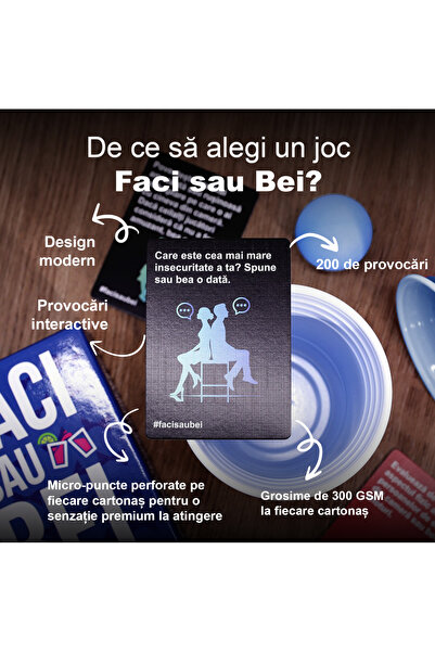 FACI SAU BEI Joc - Decent Edition, 200 de cărți