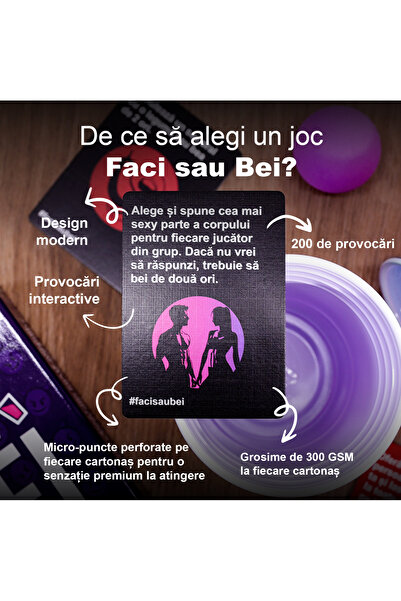 FACI SAU BEI JOC - EDIȚIA PERVERSĂ - 200 CARTONAȘE