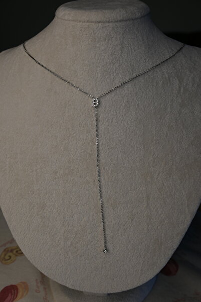 sellycodesign Taşlı harf kolye