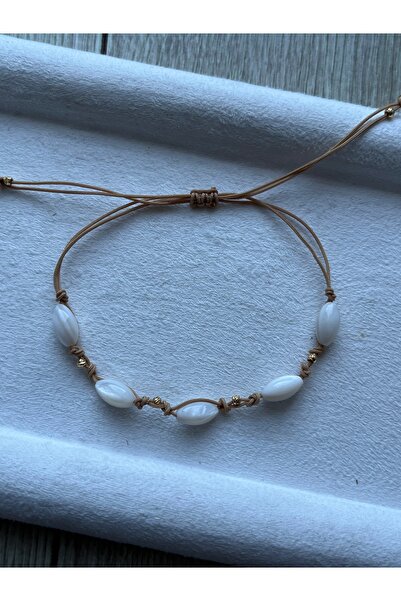 Pel Design سوار وخلخال قابل للتعديل مصنوع يدويًا من حجر الأبرا