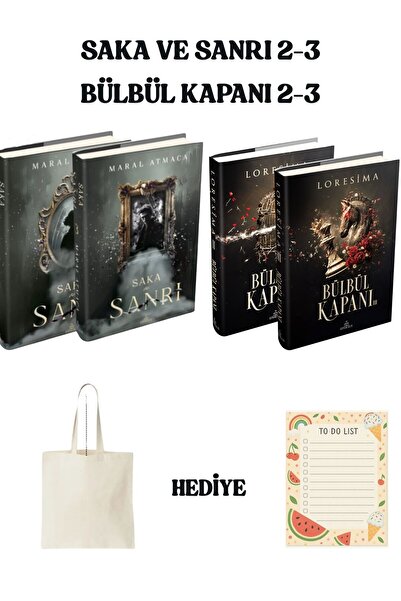 Ephesus Yayınları Saka ve Sanrı 2-3 - Bülbül kapanı 2-3 Ciltli Set - to do li...