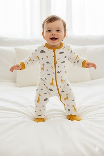 ADDA Sleeping Bag with Cotton Lining, Fiber-Free, Seasonal Baby Girl and Boy Sleeping Bag