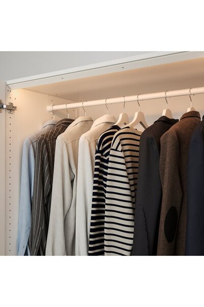 IKEA ÖVERSIDAN LED wardrobe lighting strip with sensor, dimmable white, 96 cm