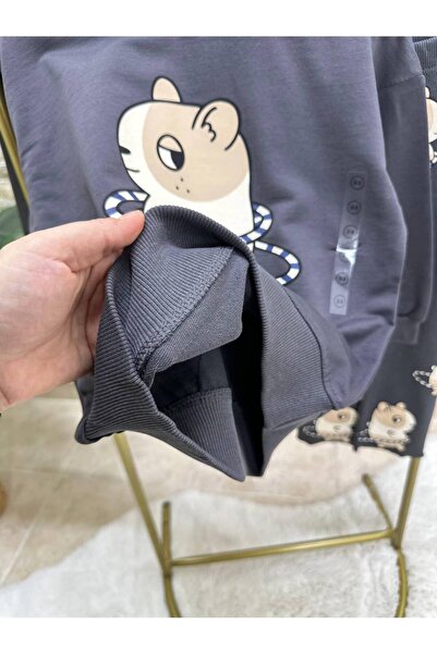 Baby Digital Printed Sweat and Leggings 100% Cotton Daily Comfortable Sports Girl's Set