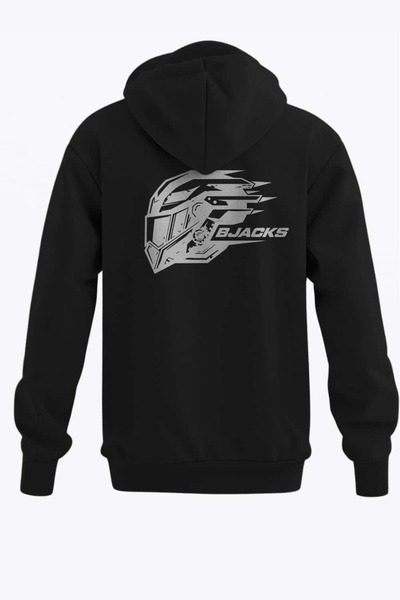 BJACKS Motorsports Wear Bjacks Shine in the Dark Reflective Premium Hoodie