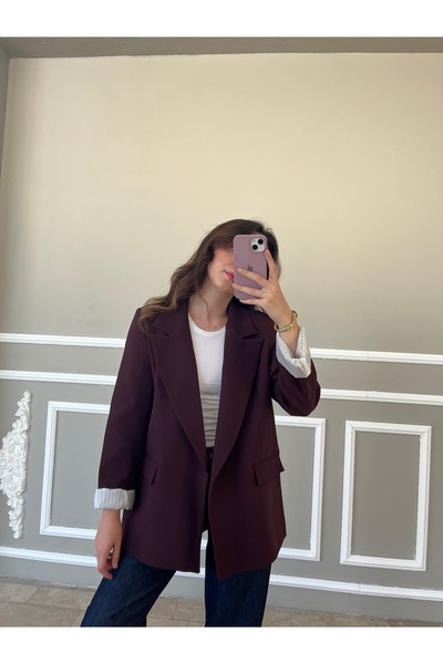 Fast Perry Kolu Katlamalı Blazer