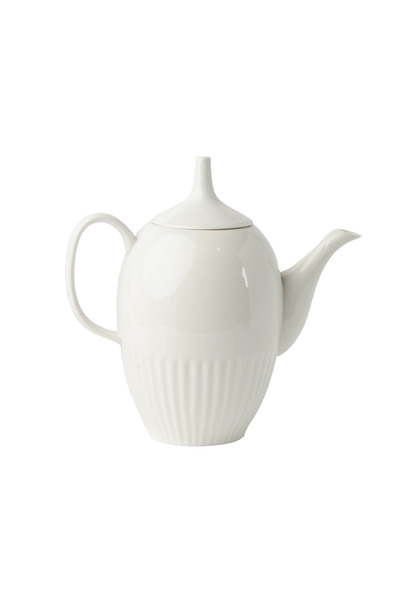 SQUALO Squalo - Modern White Porcelain Teapot - 1200 ml