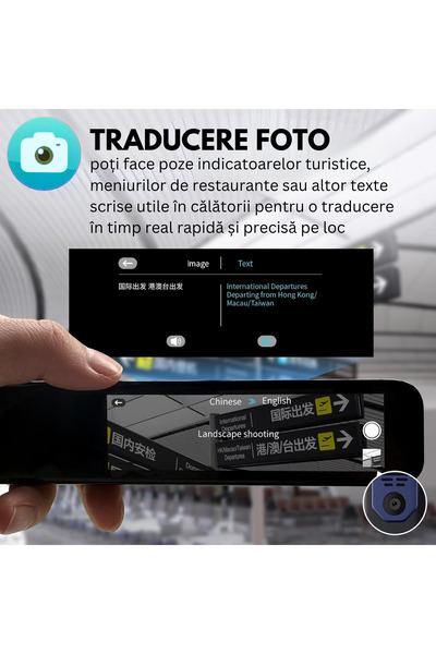 easyCTRL Smart Translator with ChatGPT, Wi-Fi, 134+ Languages, 8GB, Voice Translation, Photo, Scan, easyCTRL®