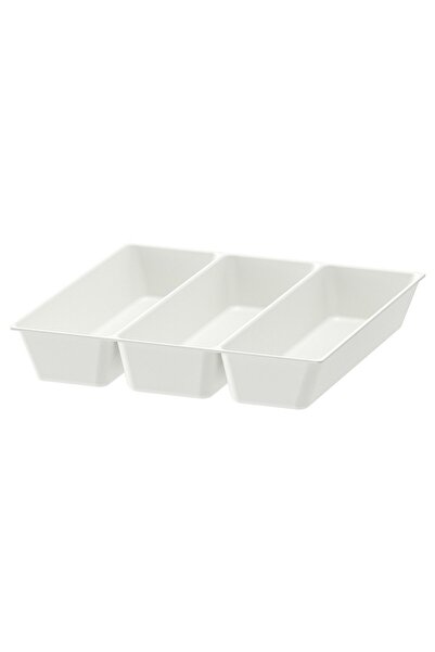 IKEA صينية أدوات المائدة، بيضاء، 32 × 31 سم