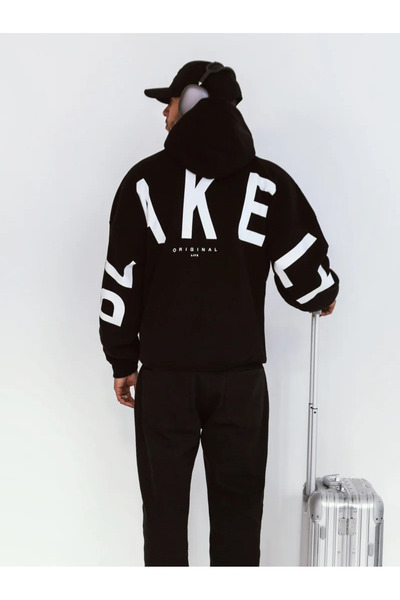macklin Unisex Women Men Blakey Wool Printed Custom Design 3 Thread Hooded Sweatshirt Hoodie