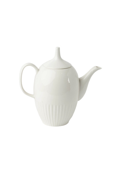 SQUALO Squalo - Modern White Porcelain Teapot - 1200 ml