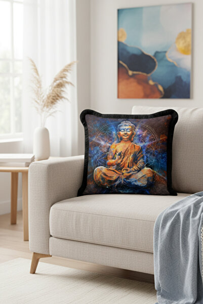 Evimde Bambaşka Husă de pernă cu franjuri Bohemian Light Energy - Husă de per...