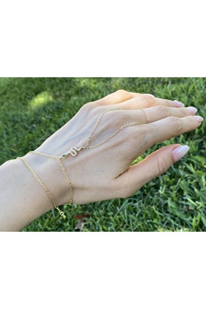 Store Yılan Desenli Şahmeran