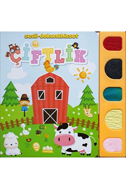 Net Çocuk Yayınları Sesli Dokun & Hisset - Çiftlik kitabı güncel Kolektif Çoc...