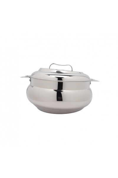 SANJANA Badr Al Hindi Stainless Steel Food Container - Gold - (7.50 Liters)