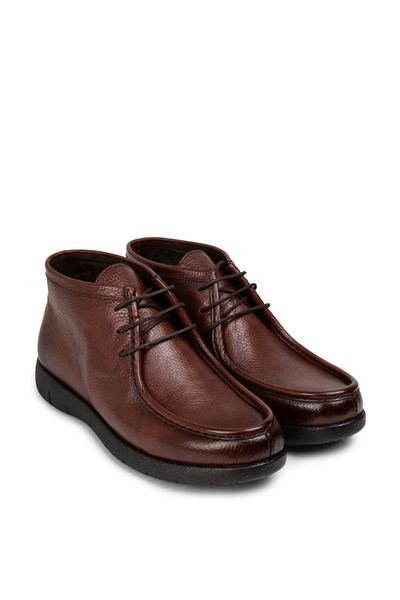 Deery Men's Copper Color Genuine Leather Boots